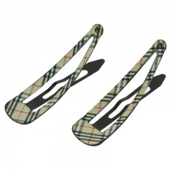 Hårclips tartanrutor 2-/4-pack