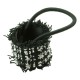 Hair cuffs svarta fransar