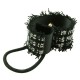 Hair cuffs svarta fransar