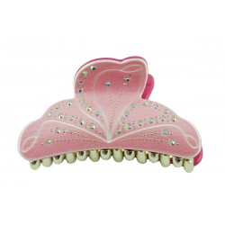 Hårklämmor tulpan med strass