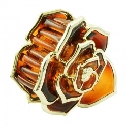 Hårklämma rosformad