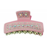 Hårklämmor fyrhörning med strass