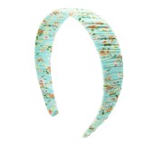 Diadem veckat tyg med blommotiv