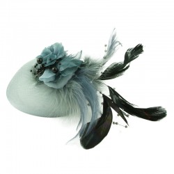 Fascinator hatt med ros