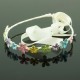 Diademband glittriga blommor