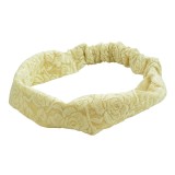 Hårband stora rosor