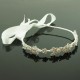 Diademband löv med strass
