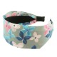 Diadem grafiska blommor extra bred