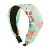 Diadem grafiska blommor extra bred