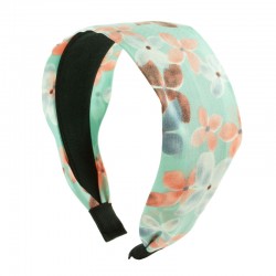Diadem grafiska blommor extra bred