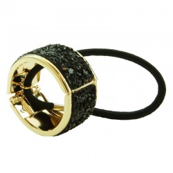 Hair cuff metall glittrig skiffer