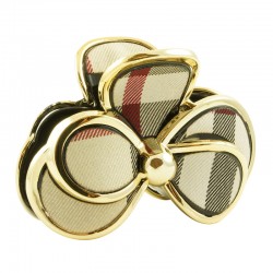 Hårklämma dubbelrosett runda hörn