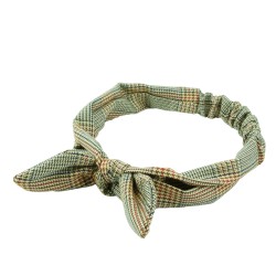 Hårband hundtand- och fiskben med knut