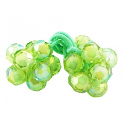 Hårsnoddar glänsande plastkristaller