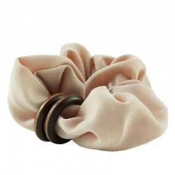 Scrunchie enfärgad med träring