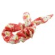 Scrunchie blommor med kaninöron