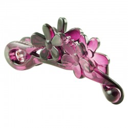 Bananklämma två blommor med knut