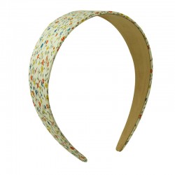 Diadem med färgrika blommor