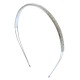 Metalldiadem med strassband