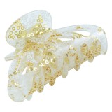 Akrylklämma snäckformad glittriga paljetter