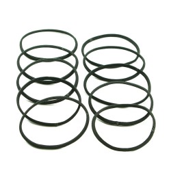 Hårsnoddar tunn nylon 10-pack