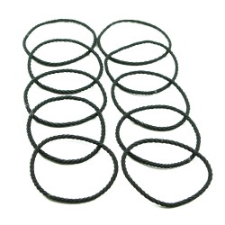 Hårsnodd skruvad tunn nylon 10-pack